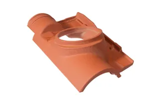 Tuile terre cuite à douille Galléane 12 monier