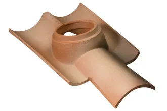 Tuile terre cuite à douille Médoc