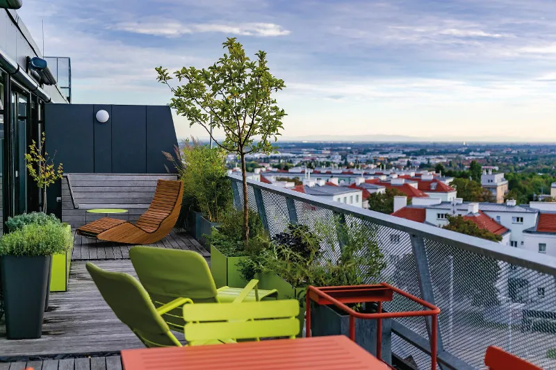 Rooftop duo toit plat